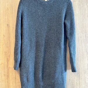 Michael Kors Gray Ribbed Knit Sweater